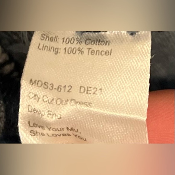 Show Me Your Mumu City Cut Out Dress in Deep End - Picture 6 of 6